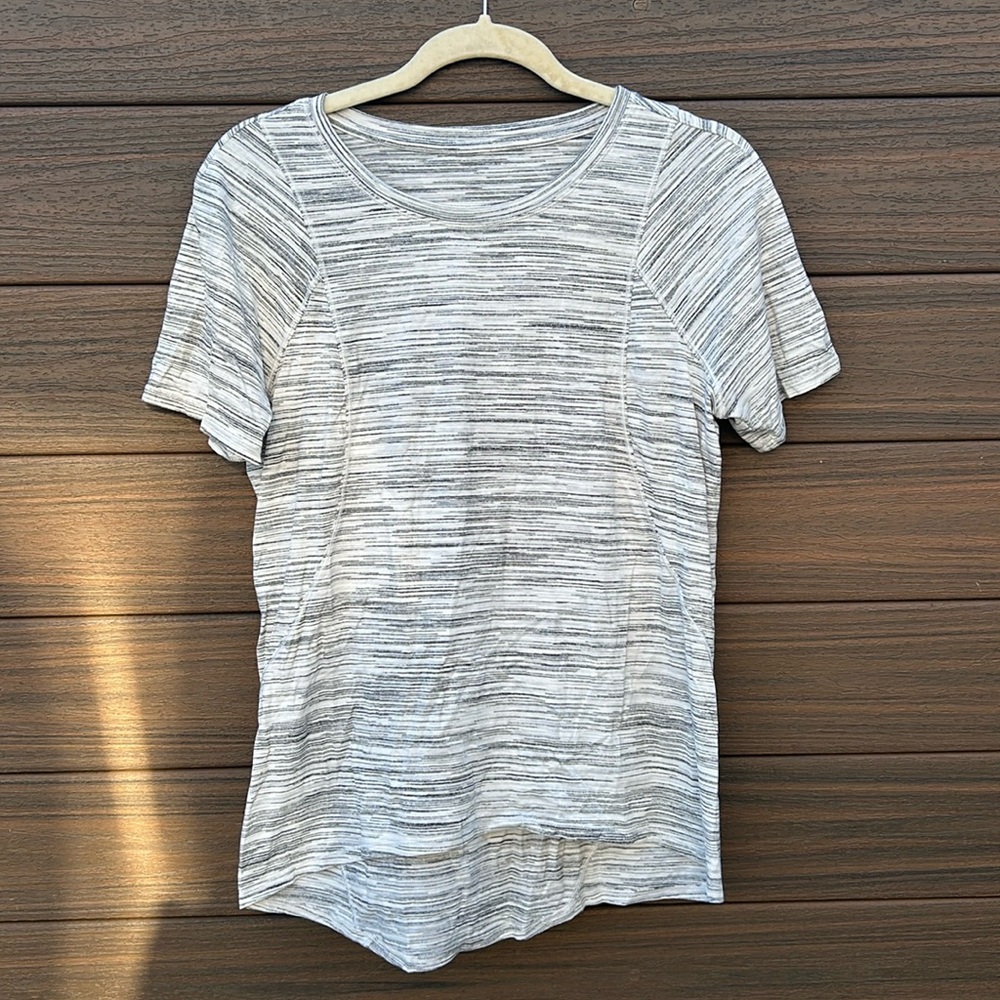 Lululemon striped tshirt